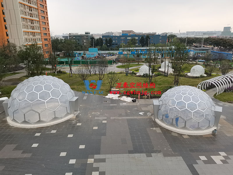 無線創智城市功能空間業態優化五星集市etfe膜結構工程