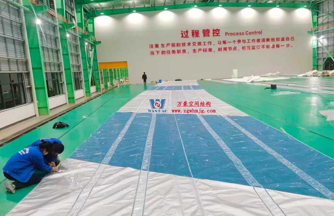 上海工程技術大學松江校區風雨操場ETFE膜結構項目