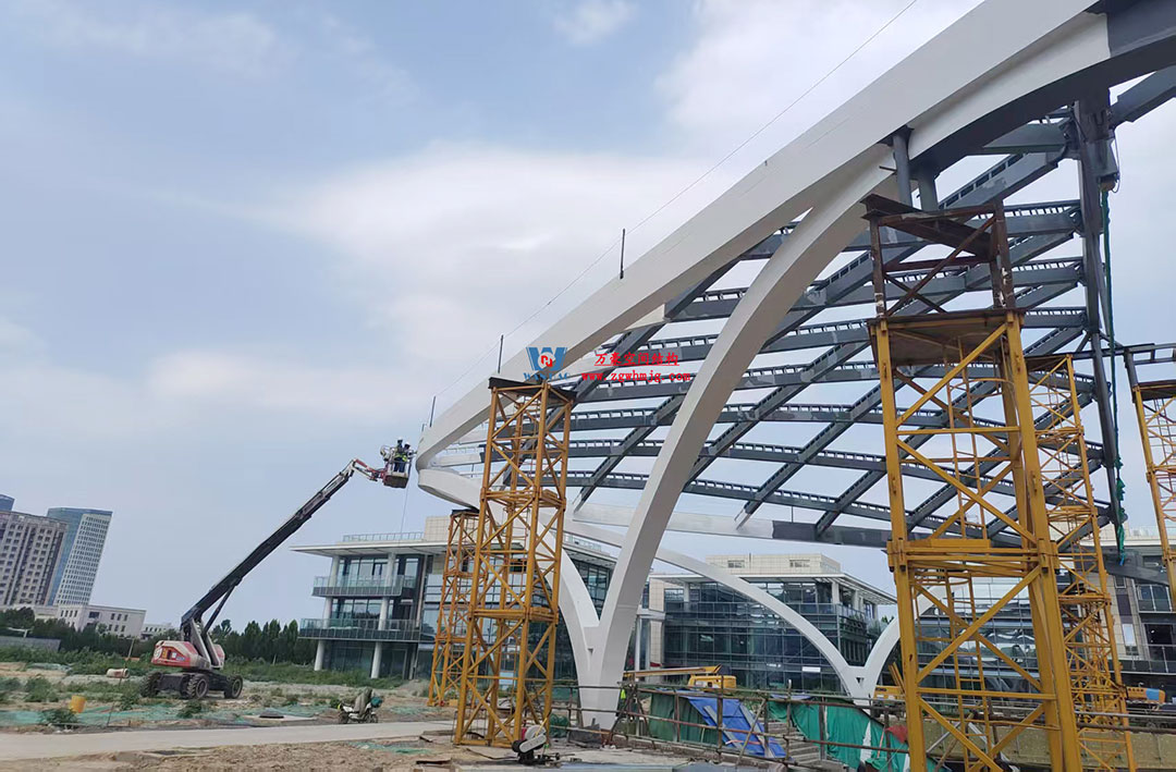 ETFE氣枕膜與雙曲面空間網殼結構結合是什么樣？一起來一睹真容