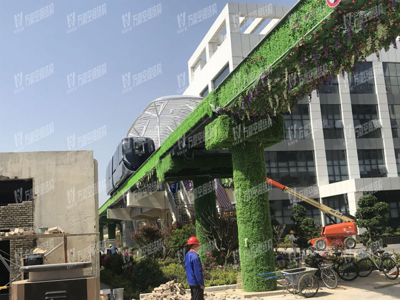 深圳公交站雨棚膜結構 深圳公交站雨棚膜結構
